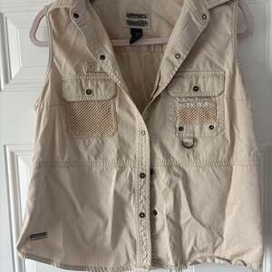 Vintage Lauren Ralph Lauren 1967 Safari Utility Khaki Cargo Vest